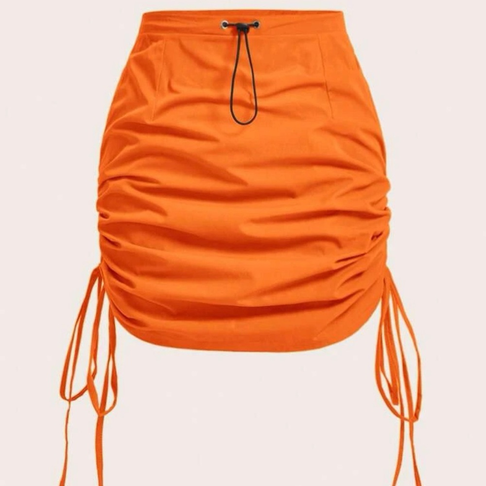 Orange skirt
